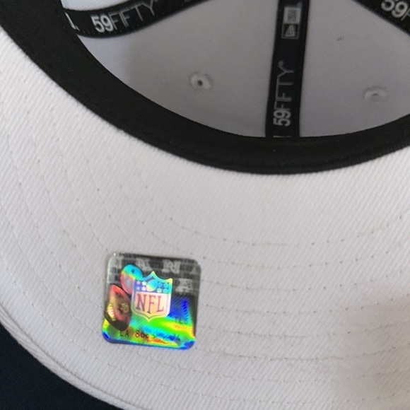 59 FIFTY Buffalo Bills Hat White On Whte Exclusive Yohandy NWT Fitted Size 8 - Picture 15 of 17
